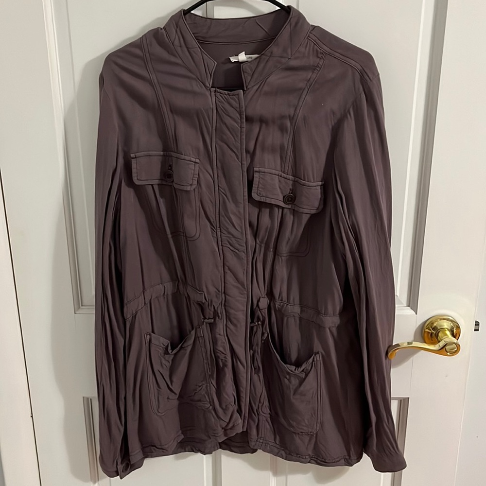 Maurices. Lightweight jacket. Purplish/grey. Super soft. Size medium.